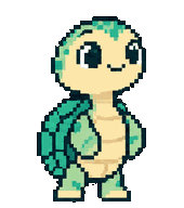 A green turtle